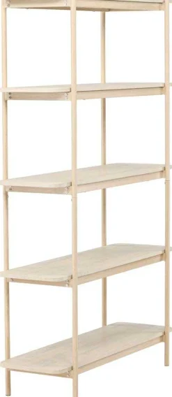 Etagère 120 x 40 x 190 cm Heim (Bois clair)