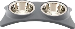 Gamelle double en inox et polypropylène