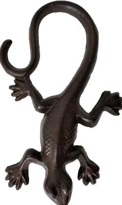 Grande salamandre en fonte 16 x 8 cm