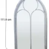 Grand miroir fenêtre en métal (Eglise)