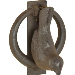Heurtoir de porte oiseaux en fonte