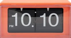 Horloge Clock Retro Boxed Flip (Orange)