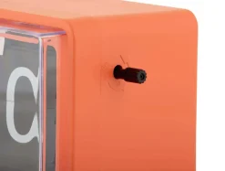 Horloge Clock Retro Boxed Flip (Orange)
