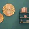 Horloge design en métal Sensu (Doré)