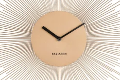 Horloge en métal Peony 45 cm (Doré)