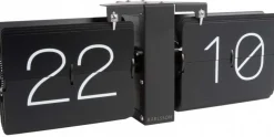 Horloge moderne Flip No Case (Noir)
