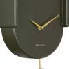 Horloge murale en ABS Tweet (Vert)
