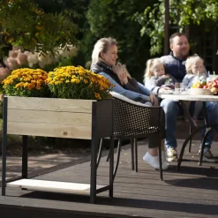 Jardinière en bois et métal Modern (Surélevé)