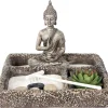 Jardin zen avec bouddha 19 x 14 x 19 cm