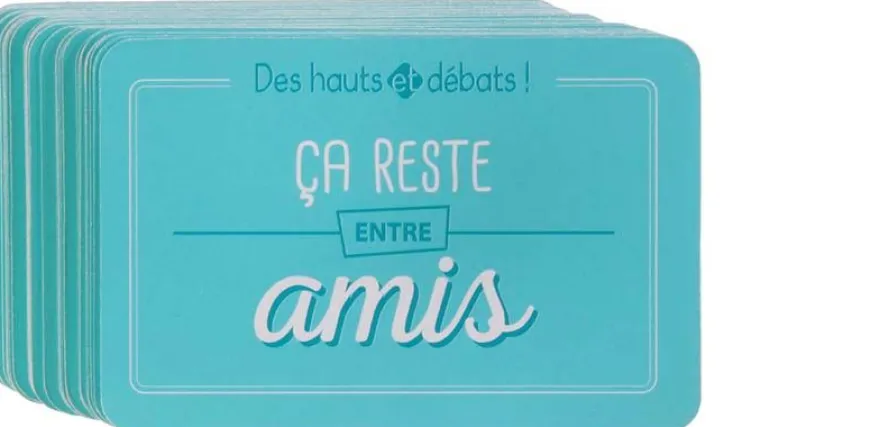 Jeu de cartes débat entre amis 54 cartes