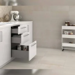 Kit tiroir anthracite meuble cuisine et salle de bain Concept (Pour tiroir de 35 x 18.5 cm)