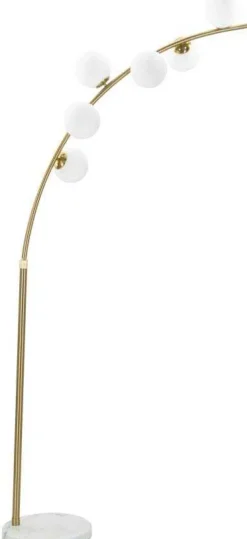Lampadaire en métal 6 abat-jour Arc