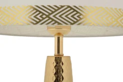 Lampe de table en métal Tower 30 x 54 cm (Doré)