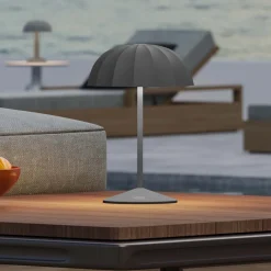 Lampe de table LED 24 cm Ombrellino (Anthracite)