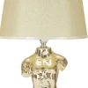Lampe à poser en céramique Buste glam (Homme)