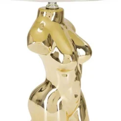 Lampe à poser en céramique Buste glam (Femme)