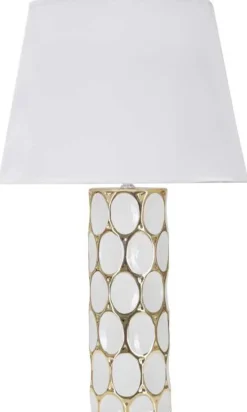 Lampe à poser en céramique et métal Glam (Modèle 2)