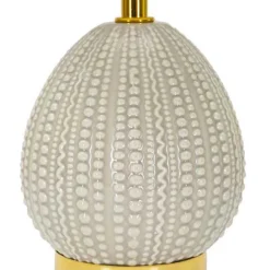 Lampe à poser en céramiqueet métal Flavi 15 x 30.5 cm (Gris)