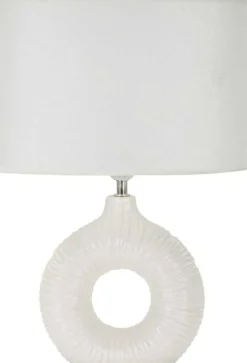Lampe à poser en céramique Seta 28.5 x 15 x 43 cm