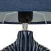 Lampe à poser en céramique Seta 28.5 x 15 x 43 cm (Bleu)