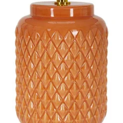 Lampe à poser en céramique Square 28 x 44 cm (Orange)