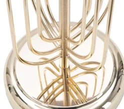 Lampe à poser en métal Krista 33 x 64 cm
