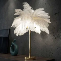 Lampe à poser en métal Palm 40 x 55 cm