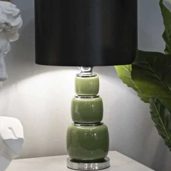 Lampe à poser en verre et métal Eva (Modèle 2)