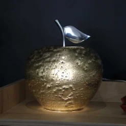 Lampe à poser en verre pomme Manzana (Or)