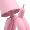 Lampe à poser led Balloon dog 16 x 10 x 18 cm (Rose)