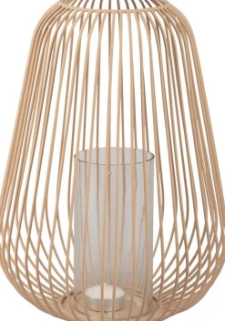Lanterne en métal filaire Illuminate 22.5 x 30 cm (Sable)
