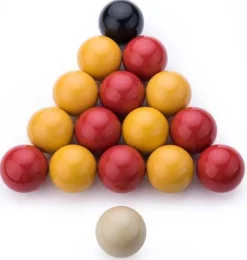 Lot de 16 boules de billard 57 mm en résine
