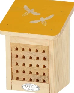 Maison à insectes en bois Pochoir (Abeilles)
