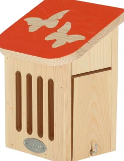Maison à insectes en bois Pochoir (Papillons)