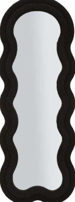 Miroir en MDF Teddy 60 x 4 x 160 cm (Noir)