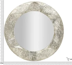 Miroir mural en métal Argelux (Rond)