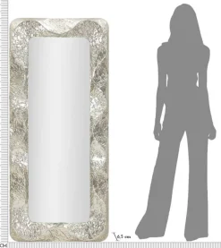 Miroir mural en métal Argelux (Rectangulaire)