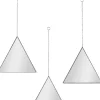 Miroir suspendu Triangle noir Louxor (Lot de 3)