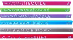 Mélangeur cocktail avec recettes (Lot de 6)