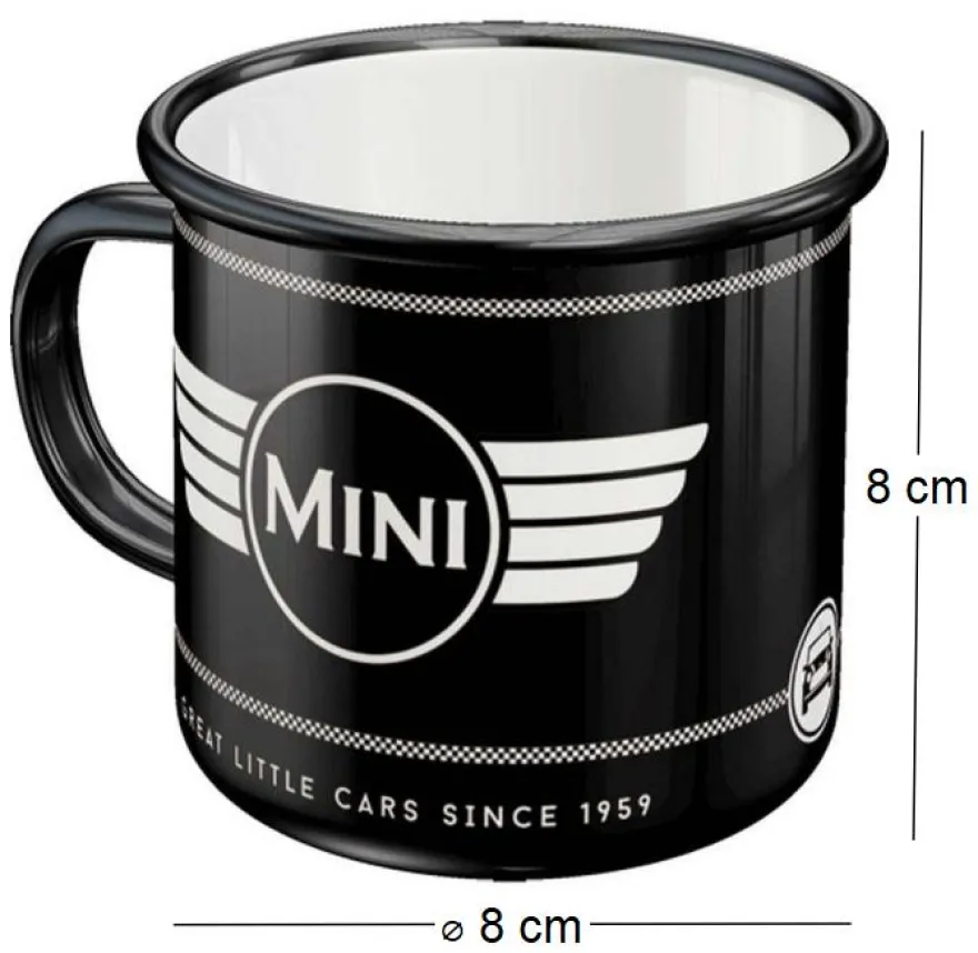 Mug publicitaire en métal émaillé 360 ml (Mini)