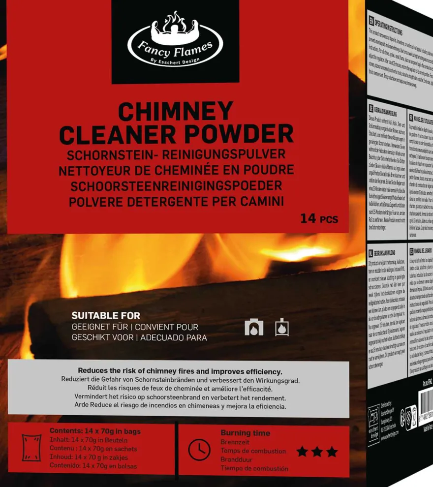 Nettoyeur de cheminée en poudre