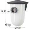 Nichoir pour oiseaux du jardin BreedR (Gris)