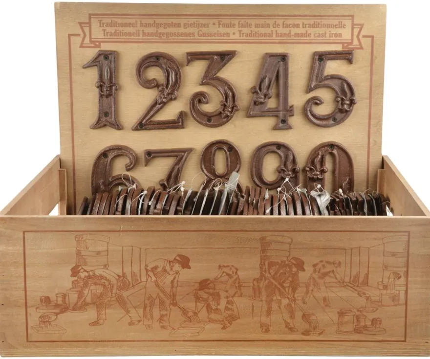 Numéro de maison en fonte (Chiffre 8)