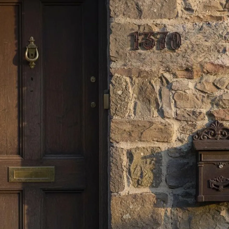 Numéro de maison en fonte (Chiffre 8)