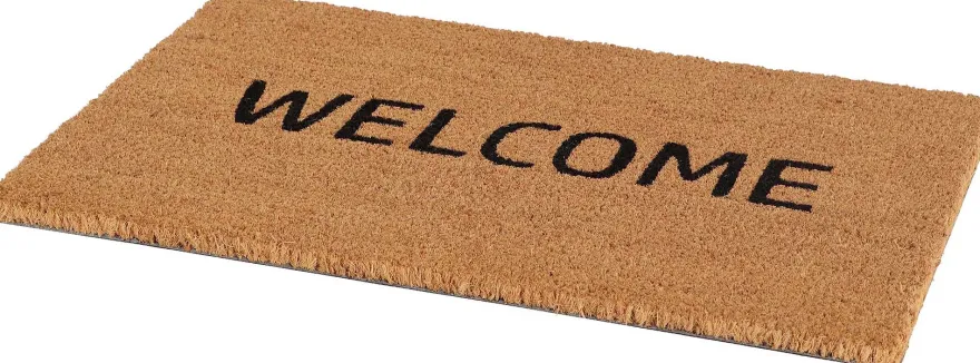 Paillasson en fibres de coco avec inscription60 x 40 cm