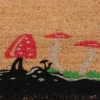 Paillasson en fibres de coco Champignons