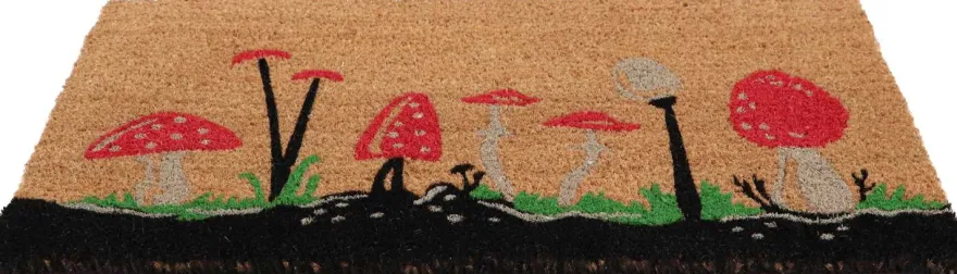 Paillasson en fibres de coco Champignons
