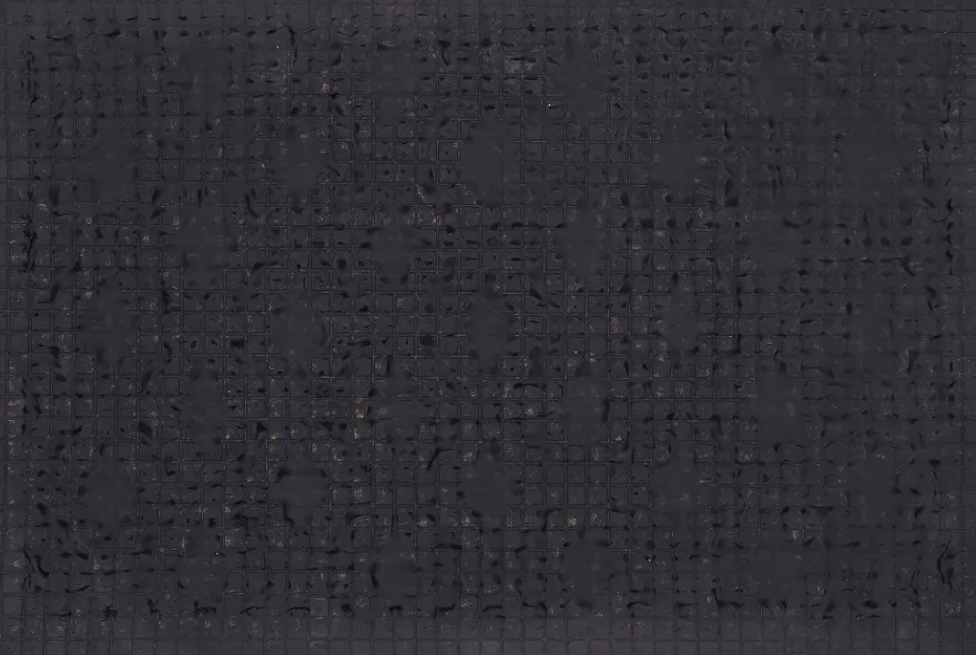 Paillasson en fibres de coco et caoutchouc 60 x 40 cm (Losanges)