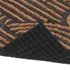 Paillasson en fibres de coco et caoutchouc avec motifs 75 x 45 cm (Art déco)