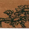 Paillasson en fibres de coco Fleurs